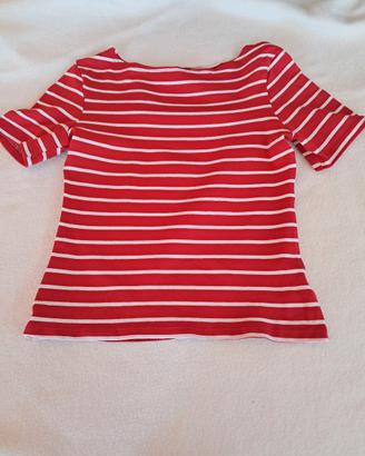 Maglietta a righe per bambina 