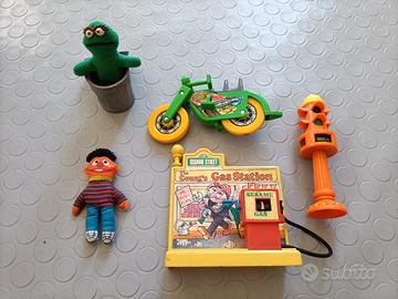 Sesame street gas station vintage anni 70