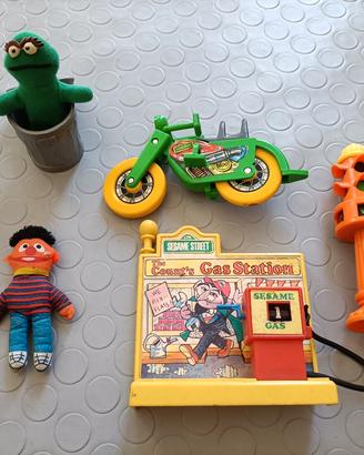 Sesame street gas station vintage anni 70