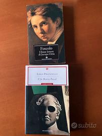 2 libri Foscolo e Pirandello