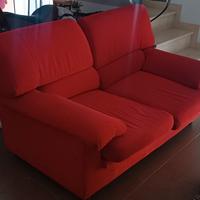 Divano biposto Rosso