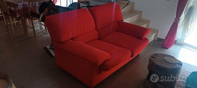 Divano biposto Rosso