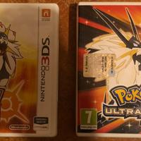 Pokemon sole + Ultra Sole nintendo 3ds