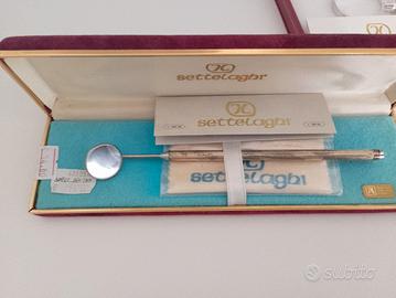 specchio da dentista in argento
