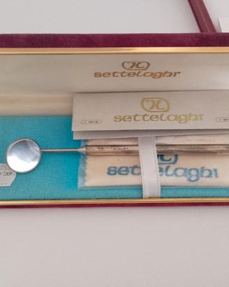specchio da dentista in argento
