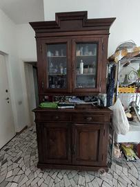 credenza in legno massello 240 H x 110 L x 60 l cm