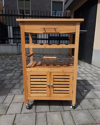 Carrello portavivande, isola, cantina