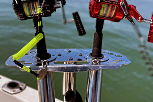 Rocket portacanna 360 barca drifting inox