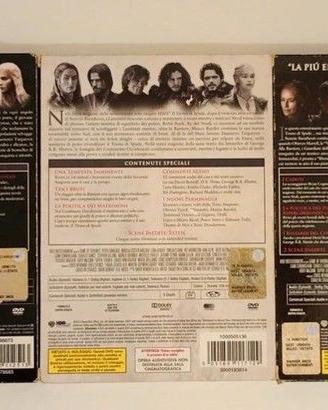 DVD Il Trono di Spade stagioni 2-3-4 – originali