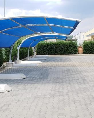 Pensilina Autoportante Ombreggiante auto moto
