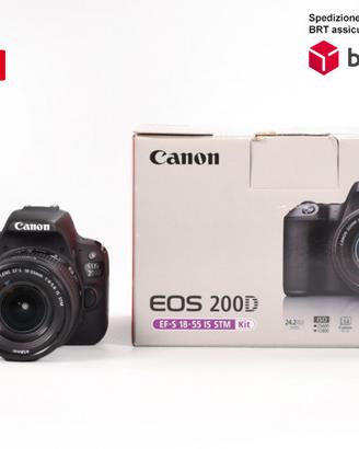 Canon EOS 200D + Canon EF-S 18-55 F/4-5.6 IS STM