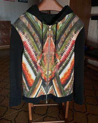 Felpa con cappuccio Balmain “aztec” taglia M