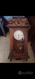 Orologio a pendolo da muro anni 50