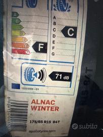 Gomme termiche winter apollo 175 65 r15 84T nuove