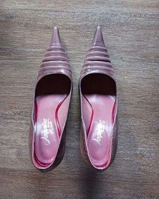 scarpe rosa tacco 