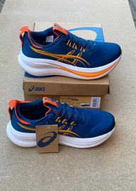ASICS GEL NIMBUS 28 Blu/Arancio Tg 42