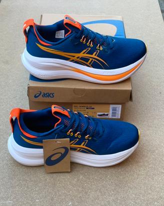 ASICS GEL NIMBUS 28 Blu/Arancio Tg 42