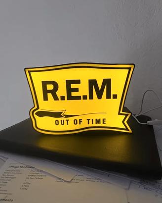 🔥 Lampada LED R.E.M. Out Of Time Design Vintage