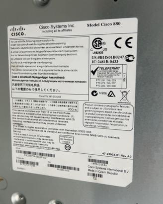 Router Cisco 887VA  professionale
