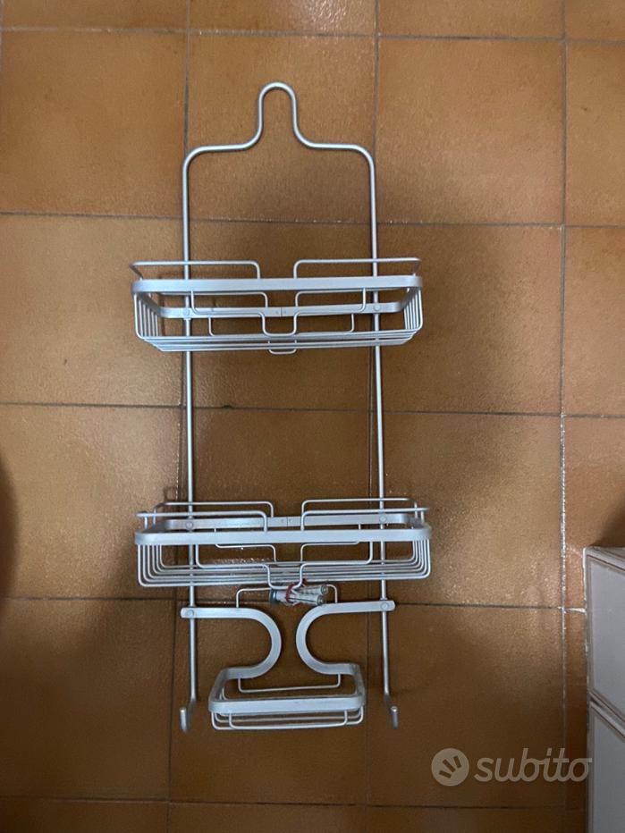 Scaffale Angolare per Doccia Bagno Telescopico 4 M - Arredamento e