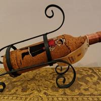 Portabottiglia in ferro battuto