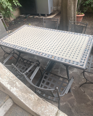 Tavolo da giardino 160x90 cm