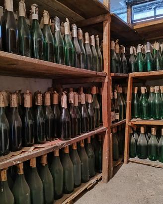 bottiglie vuote vetro