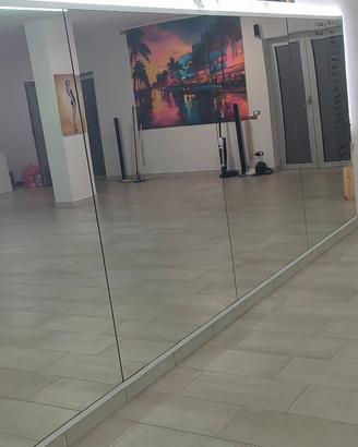 specchi per palestra o scuola di ballo 