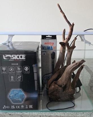 acquario completo 40 litri 