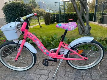 Bici per bambina 20 pollici barbie