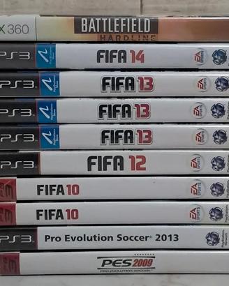 ULTIMI GIOCHI  PS3 DI CALCIO RIMASTI +1 GIOCO XBOX