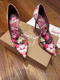 👠 Christian Louboutin Paris – Décolleté floreali