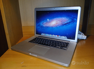 MacBook Pro 15 i7 2.40GHz 750GB+RAN 8GB+1GB Video