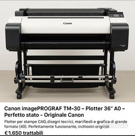 Canon imagePROGRAF TM-300 -pLotter 36”  A0