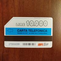 Scheda telefonica rara 