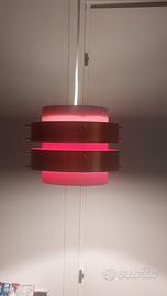 Lampadario anni 60 nord europeo in rame