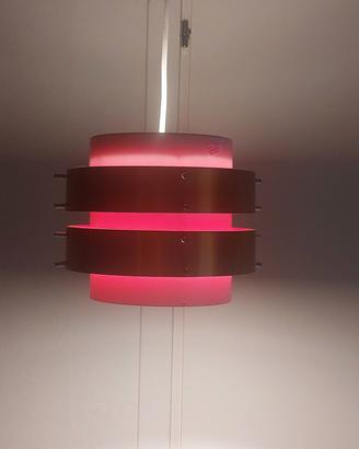 Lampadario anni 60 nord europeo in rame