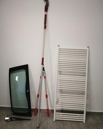 Lunotto per panda, termoarredo, forbici da giardin