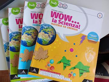 "WOW ...LA SCIENZA" 4 volumi per la scuola media 