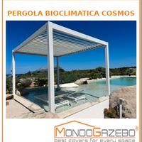 Pergola bioclimatica Cosmos gazebo in varie misure