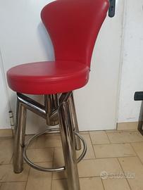 Coppia sgabelli casinò Royal Stool StylGame rossi