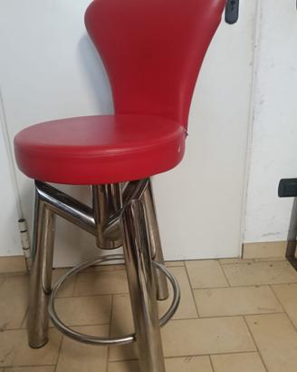Coppia sgabelli casinò Royal Stool StylGame rossi