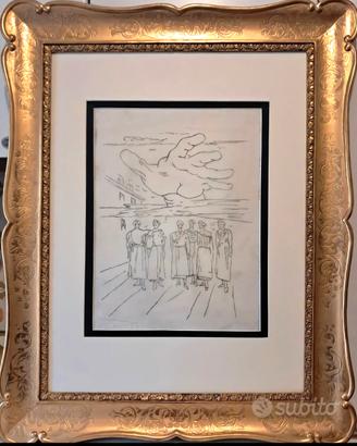 DE CHIRICO : DISEGNO + INCISIONE. 