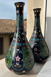 Coppia antichi vasi giapponesi