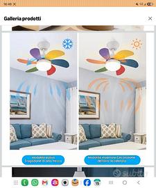 Ventilatore a soffitto con telecomando 