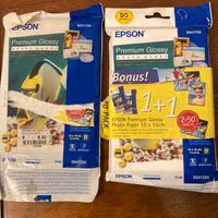 Carta fotografica EPSON lucida circa 90 pezzi