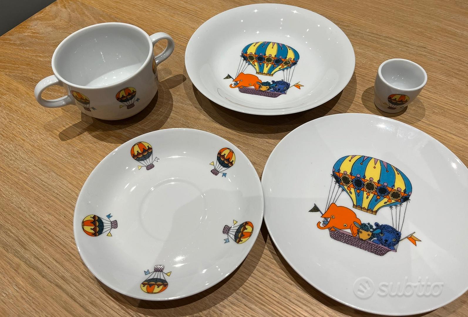 set piatti e tazza di porcellana per bambini - Arredamento e