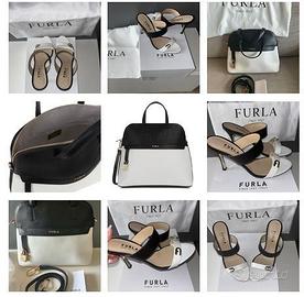 SET FURA BORSA TOTE PIPER S E SCARPE MULE SANDALO