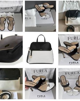 SET FURA BORSA TOTE PIPER S E SCARPE MULE SANDALO