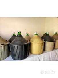 damigiane per vino senza tappo